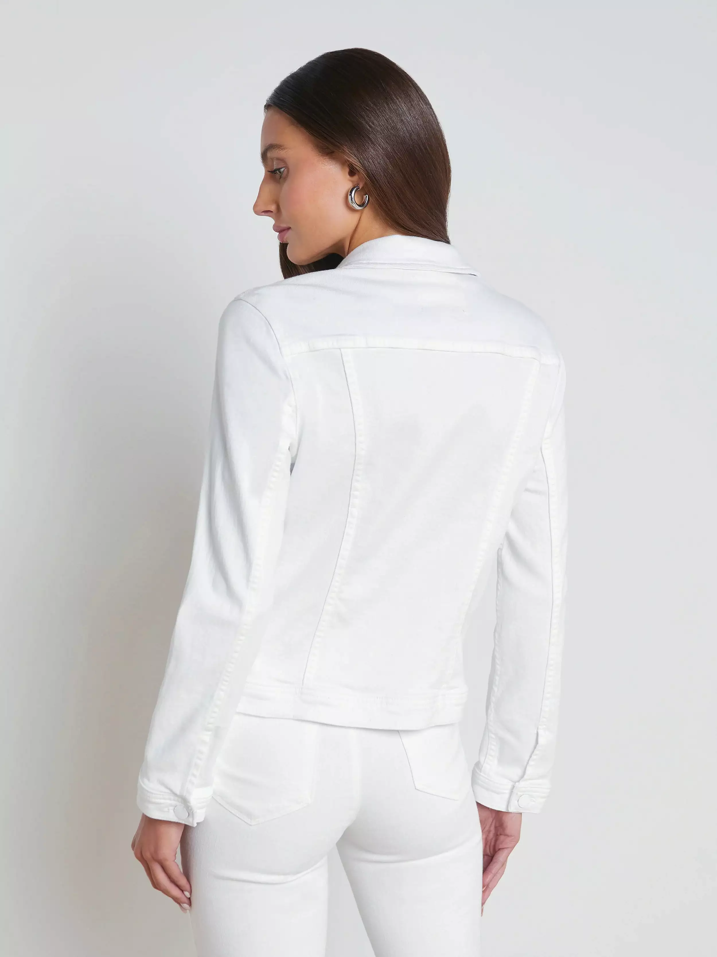 L’agence - Shuri Denim Jacket - Blanc