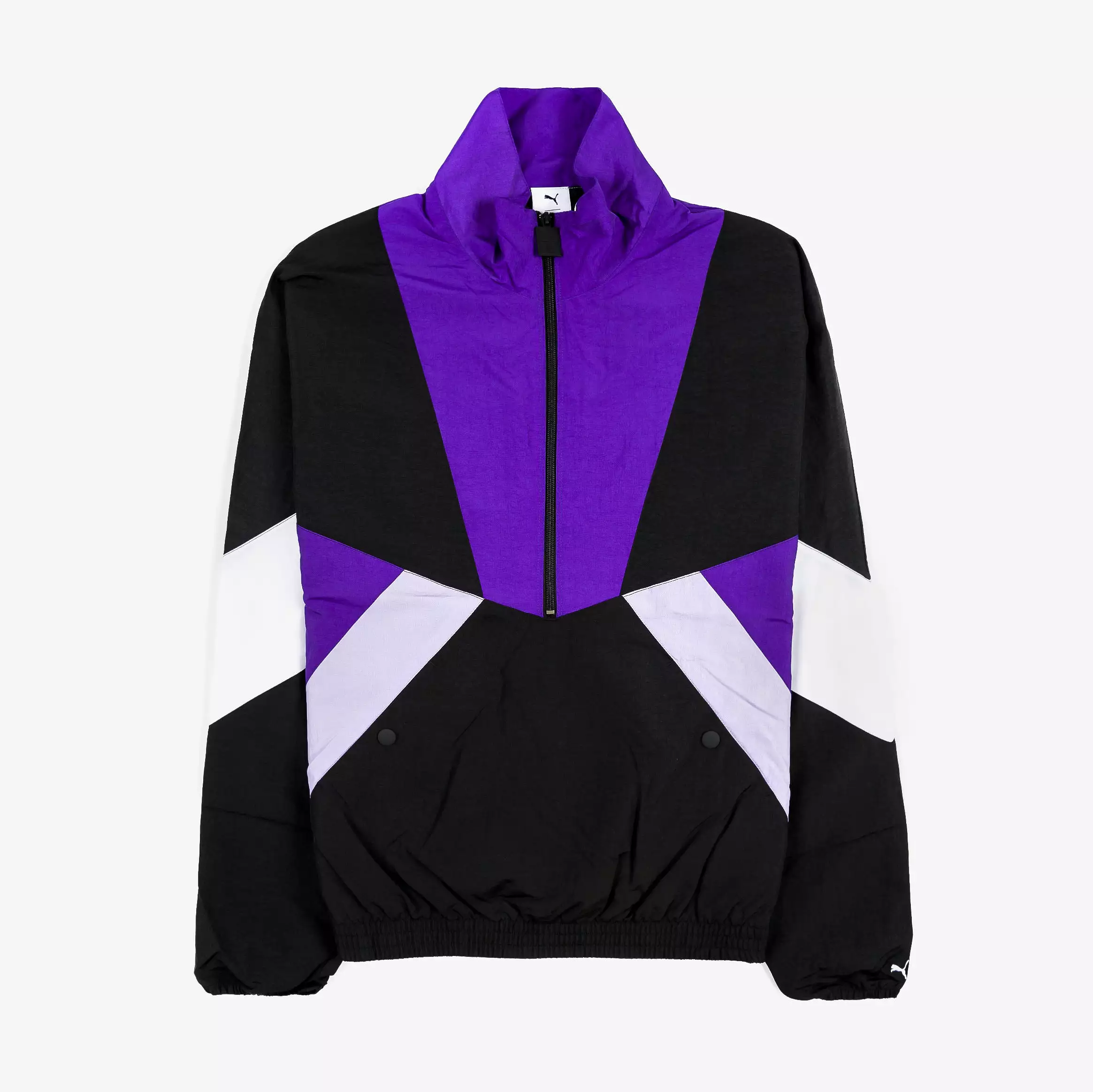 Lauren London Track Womens Jacket (Black/Purple)