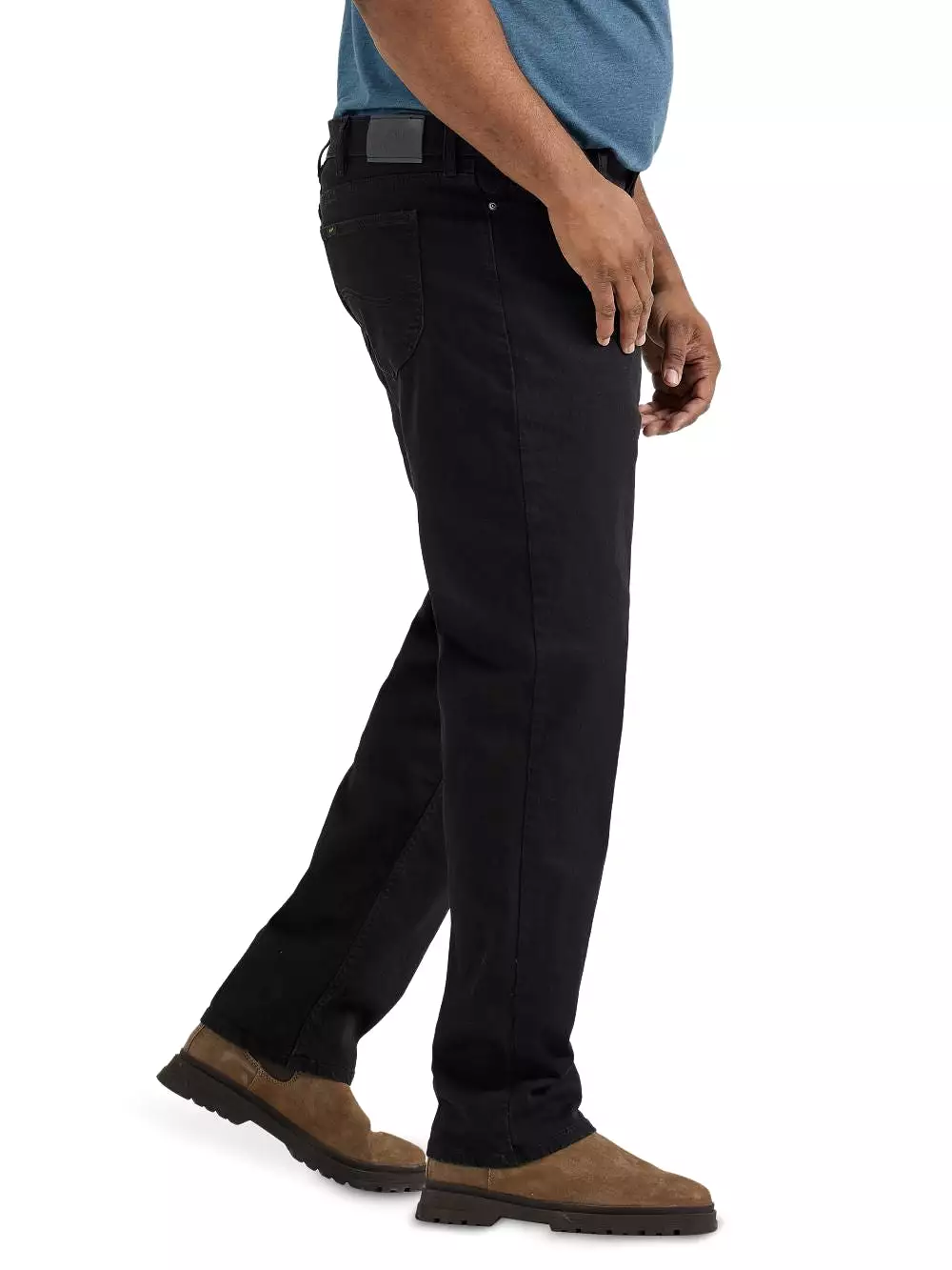 'Lee' Men's Legendary Relaxed Fit Straight Leg Jean - Overdye Black (Big & Tall)