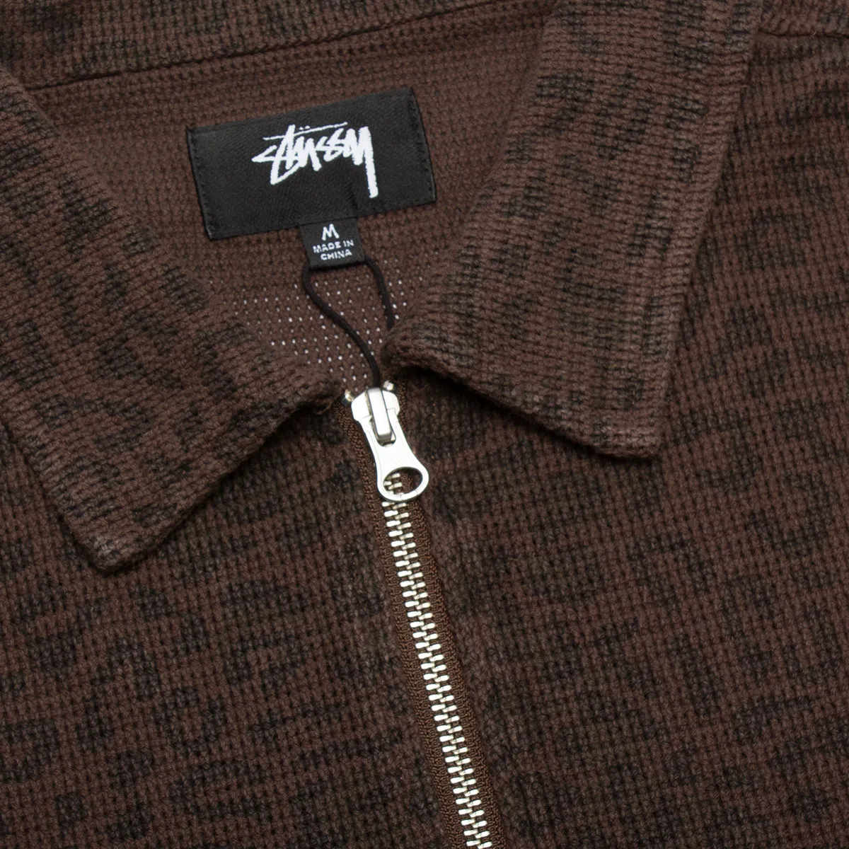 Leopard Mesh Zip Jacket