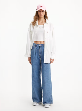 Levi's Baggy Dad Wide Leg Jean in Cause and Effect