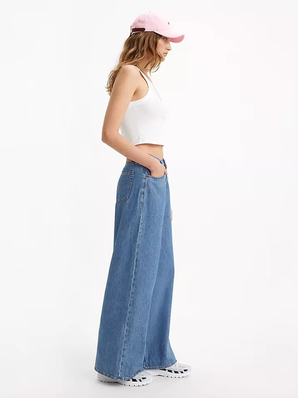 Levi's Baggy Dad Wide Leg Jean in Cause and Effect