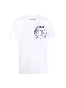 logo-print cotton T-shirt