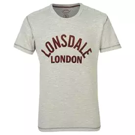 Lonsdale Crew T Shirt Mens