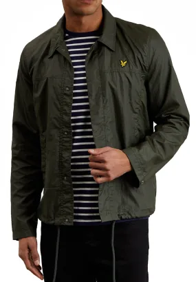 Lyle & Scott Coach Zip Through Jacket Dark Sage