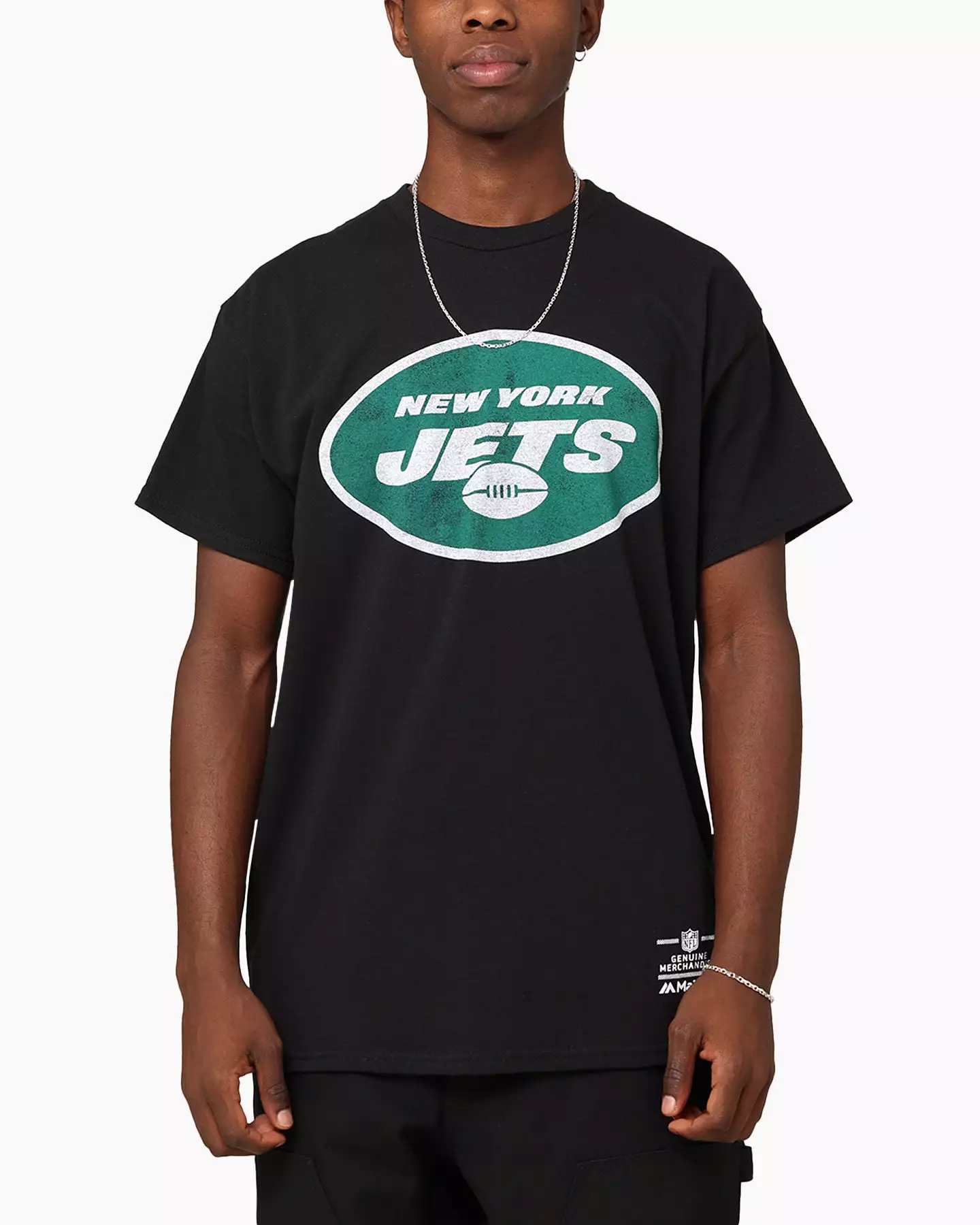 Majestic Athletic New York Jets Team Crest T-Shirt Black