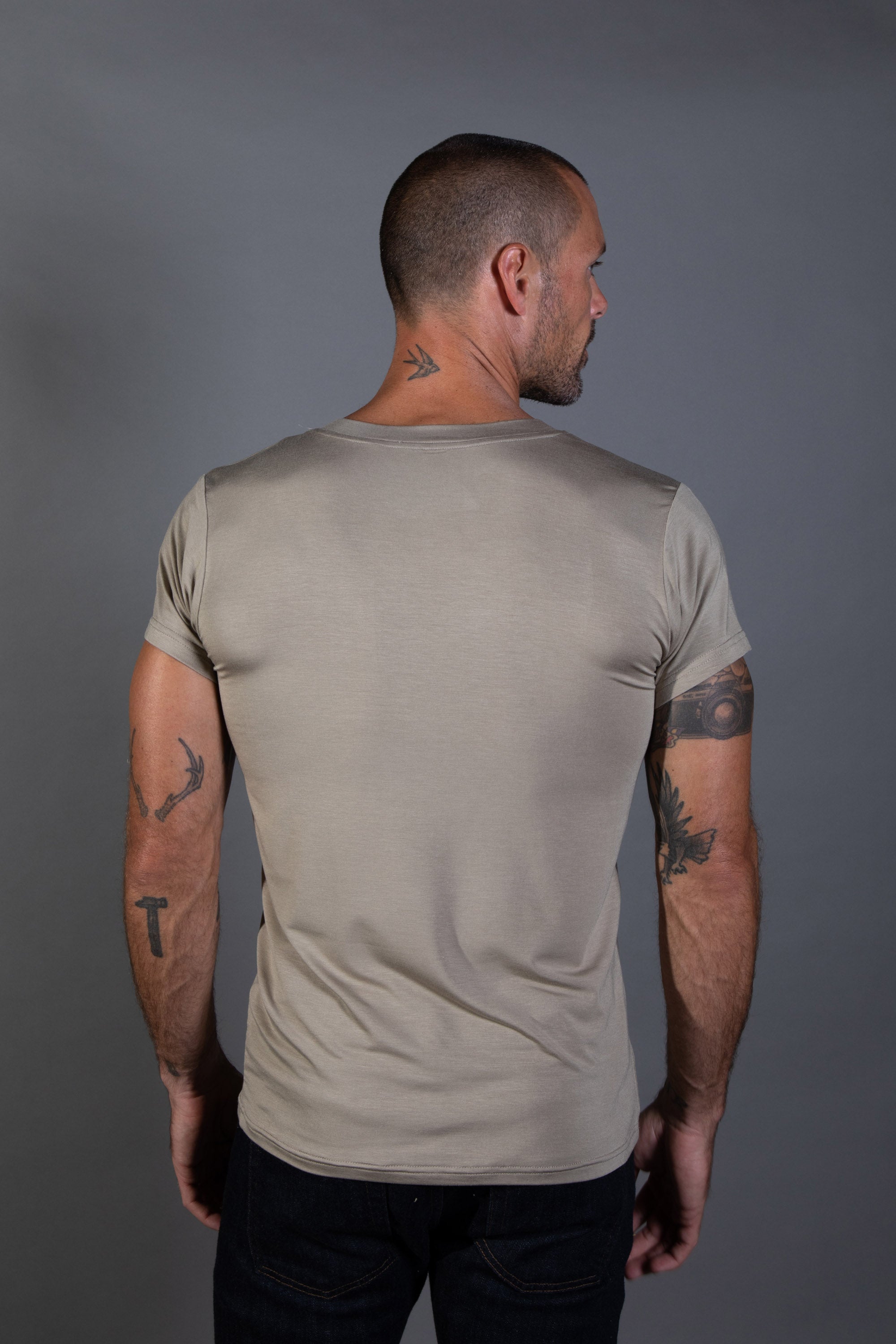 Men's Modal Classic V-Neck Tee