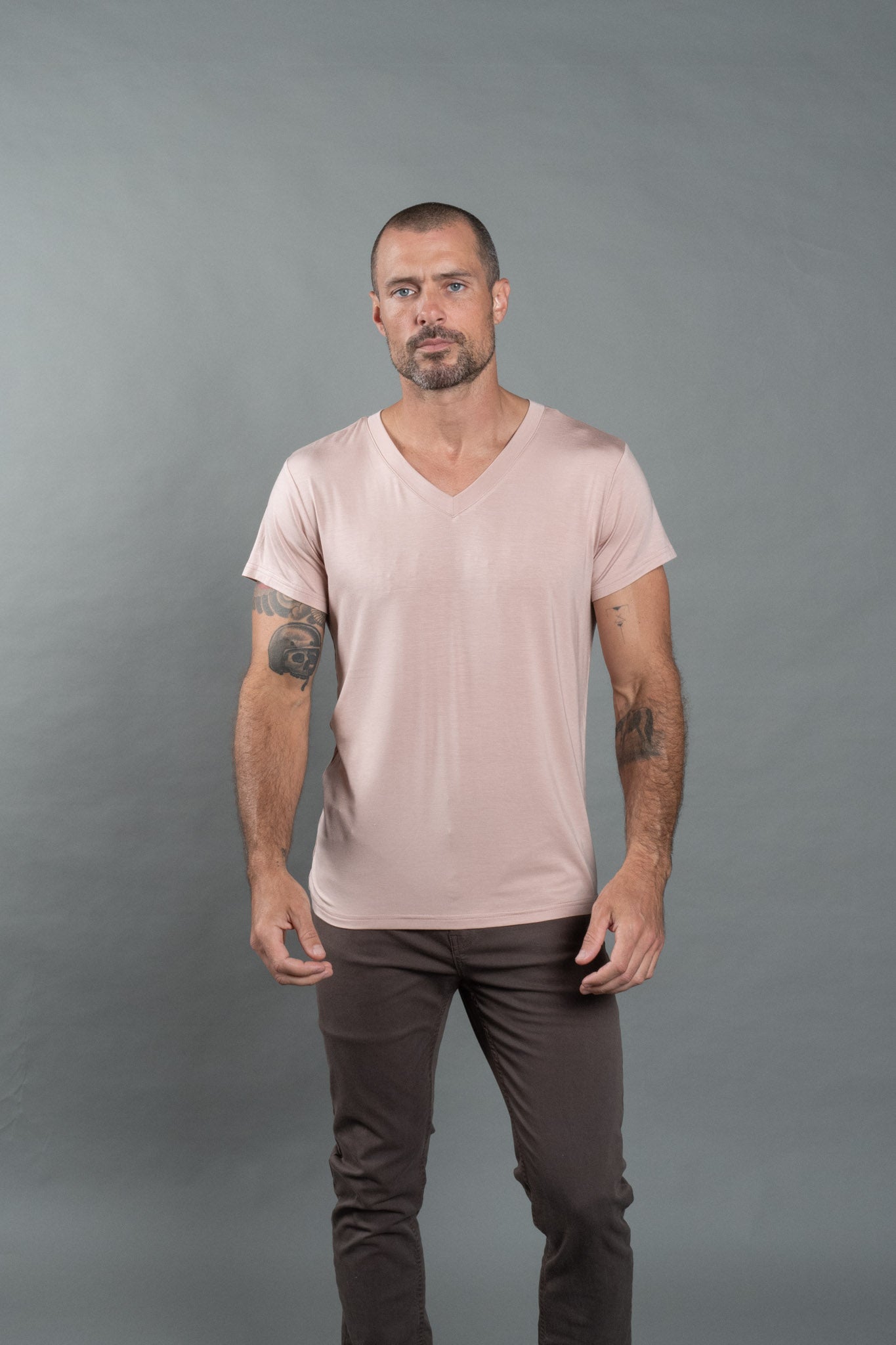 Men's Modal Classic V-Neck Tee