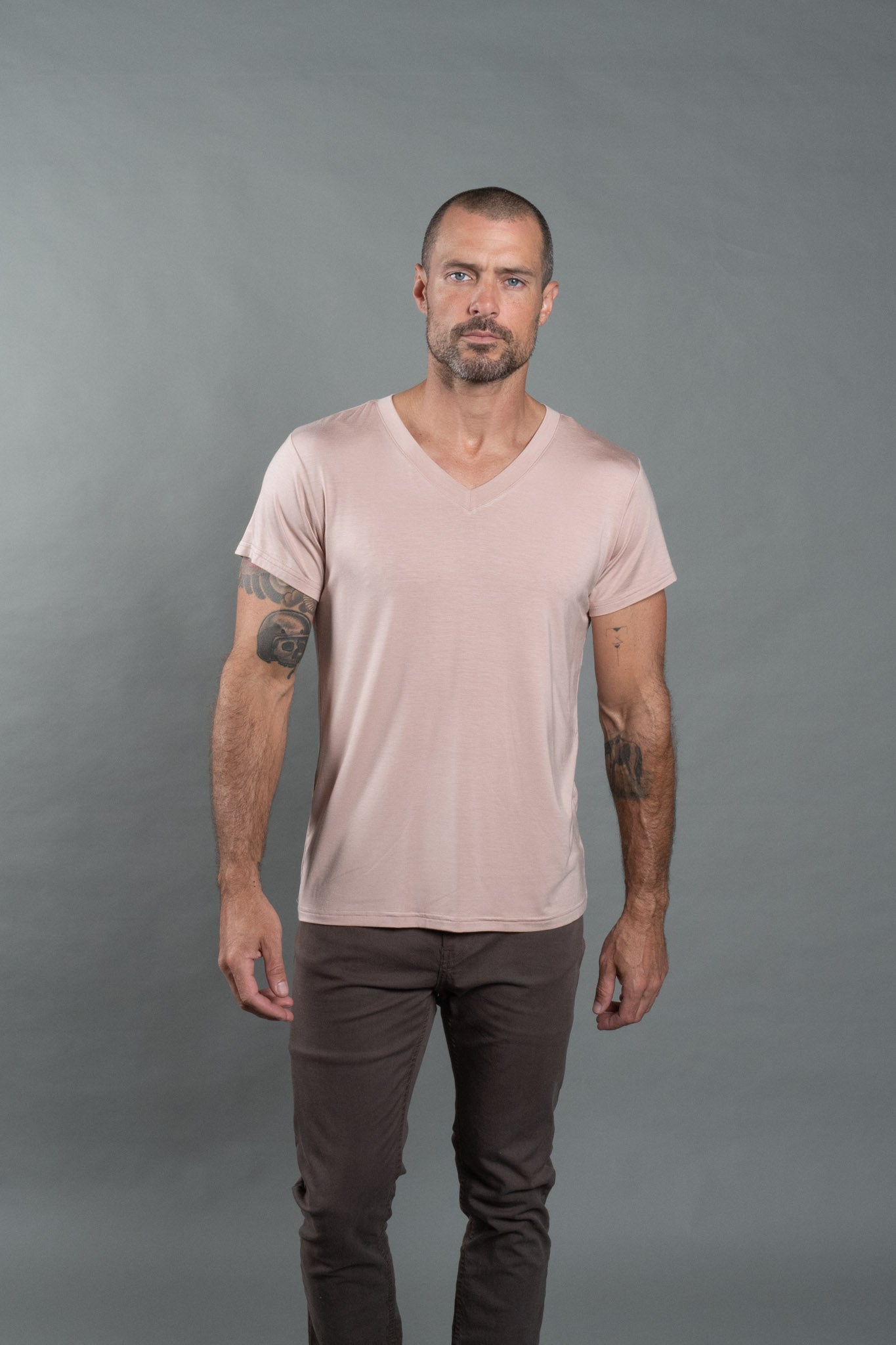 Men's Modal Classic V-Neck Tee