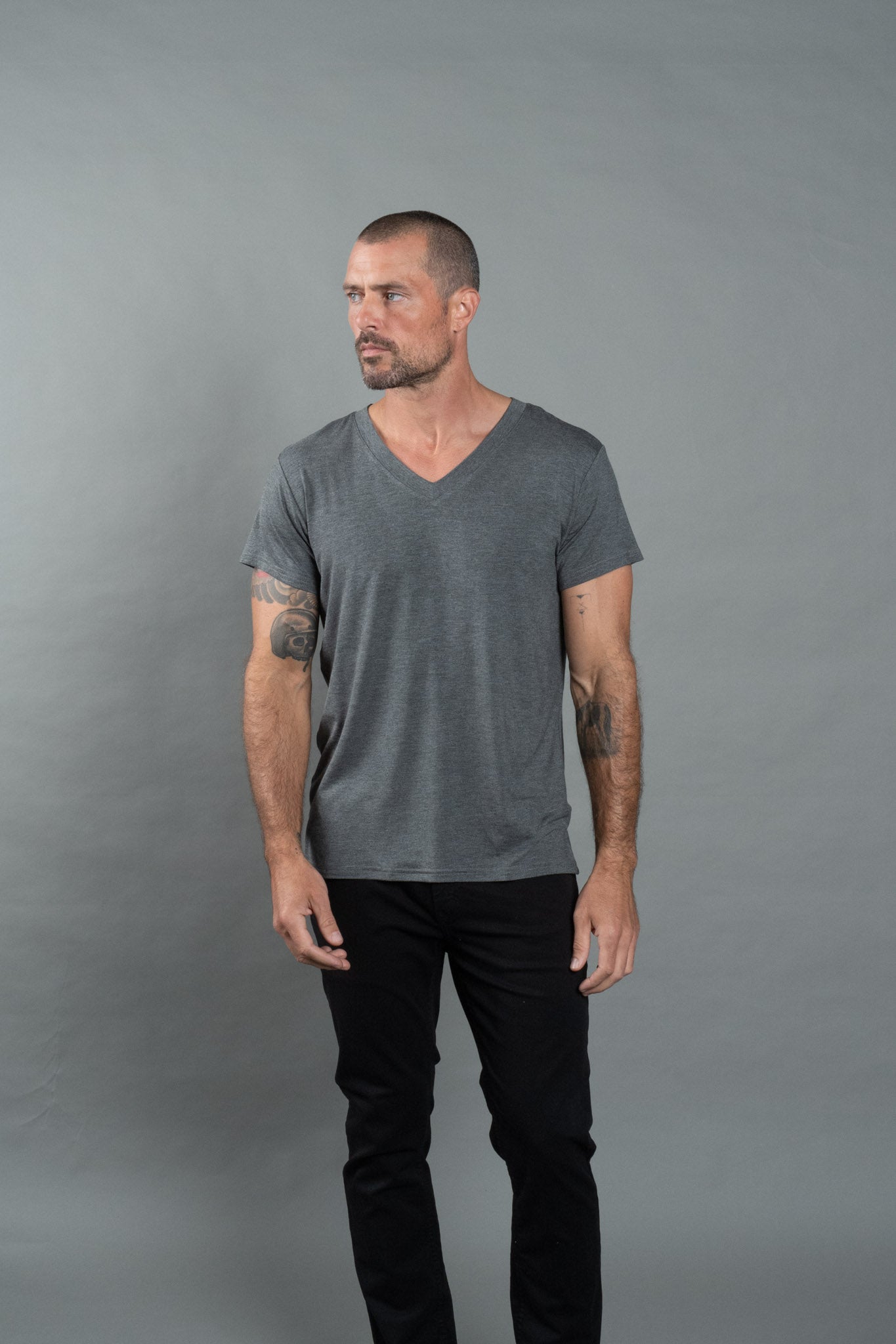 Men's Modal Classic V-Neck Tee