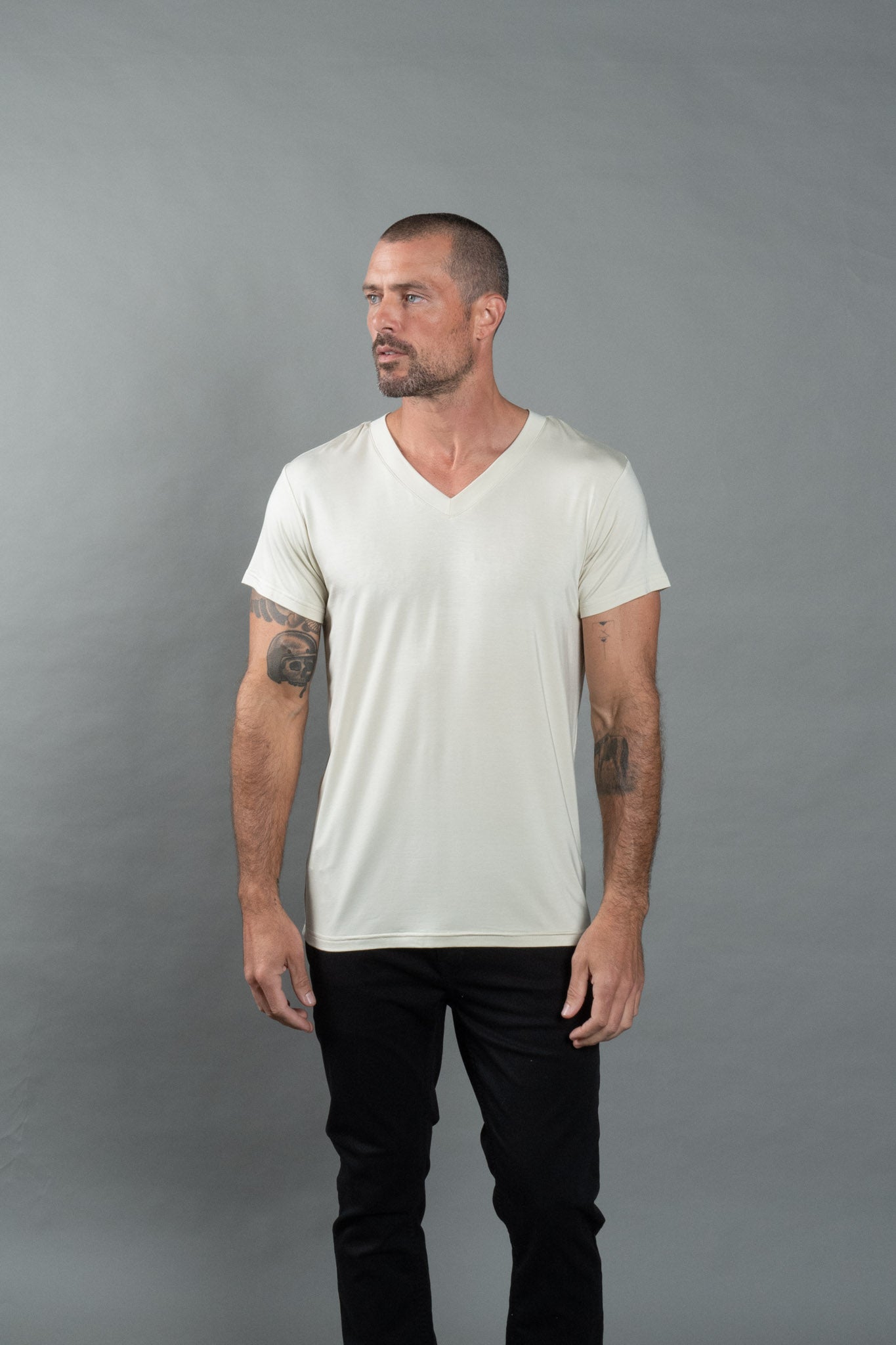 Men's Modal Classic V-Neck Tee