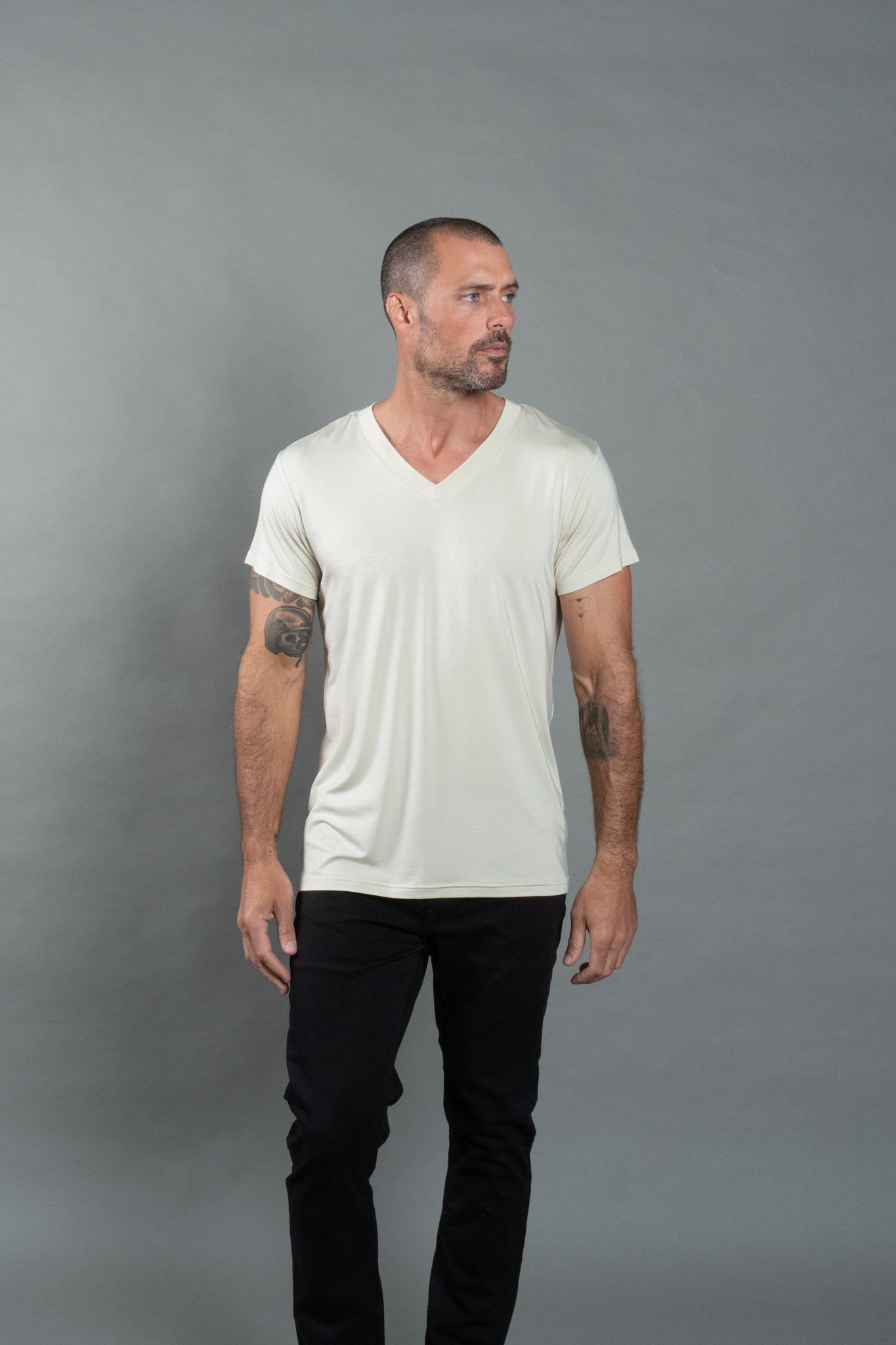 Men's Modal Classic V-Neck Tee