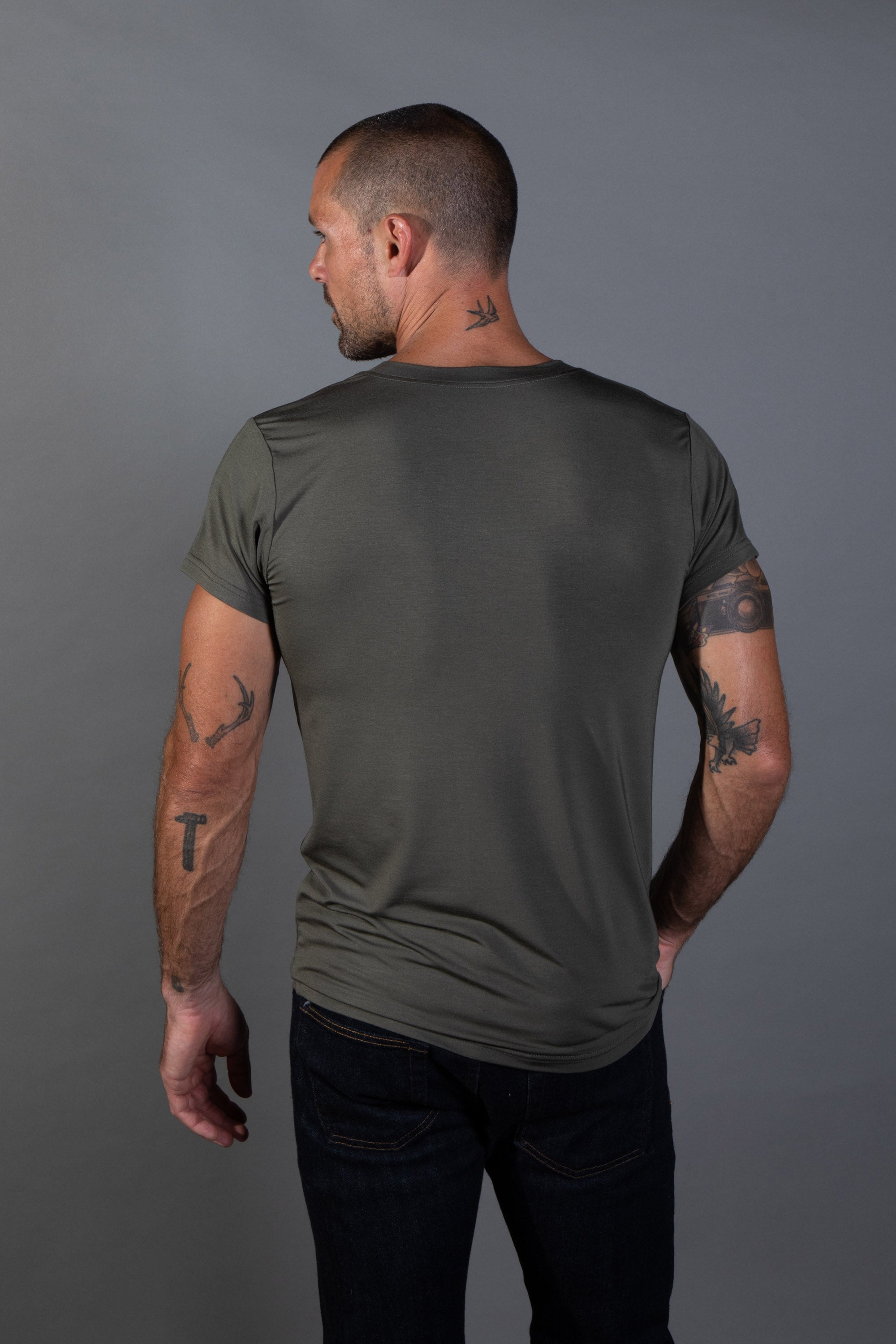 Men's Modal Classic V-Neck Tee