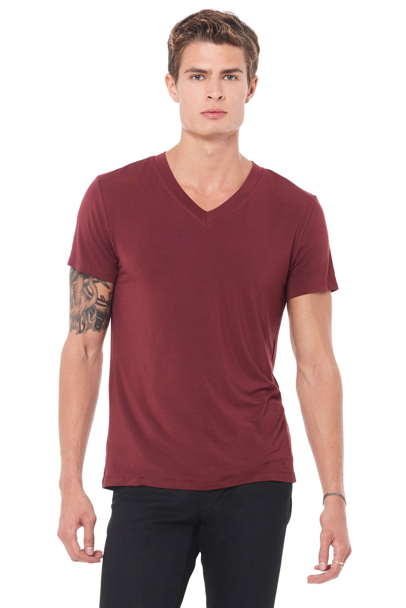 Men's Modal Classic V-Neck Tee