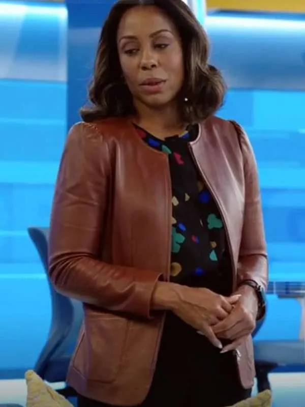 Mia Jordan The Morning Show S02 Leather Jacket