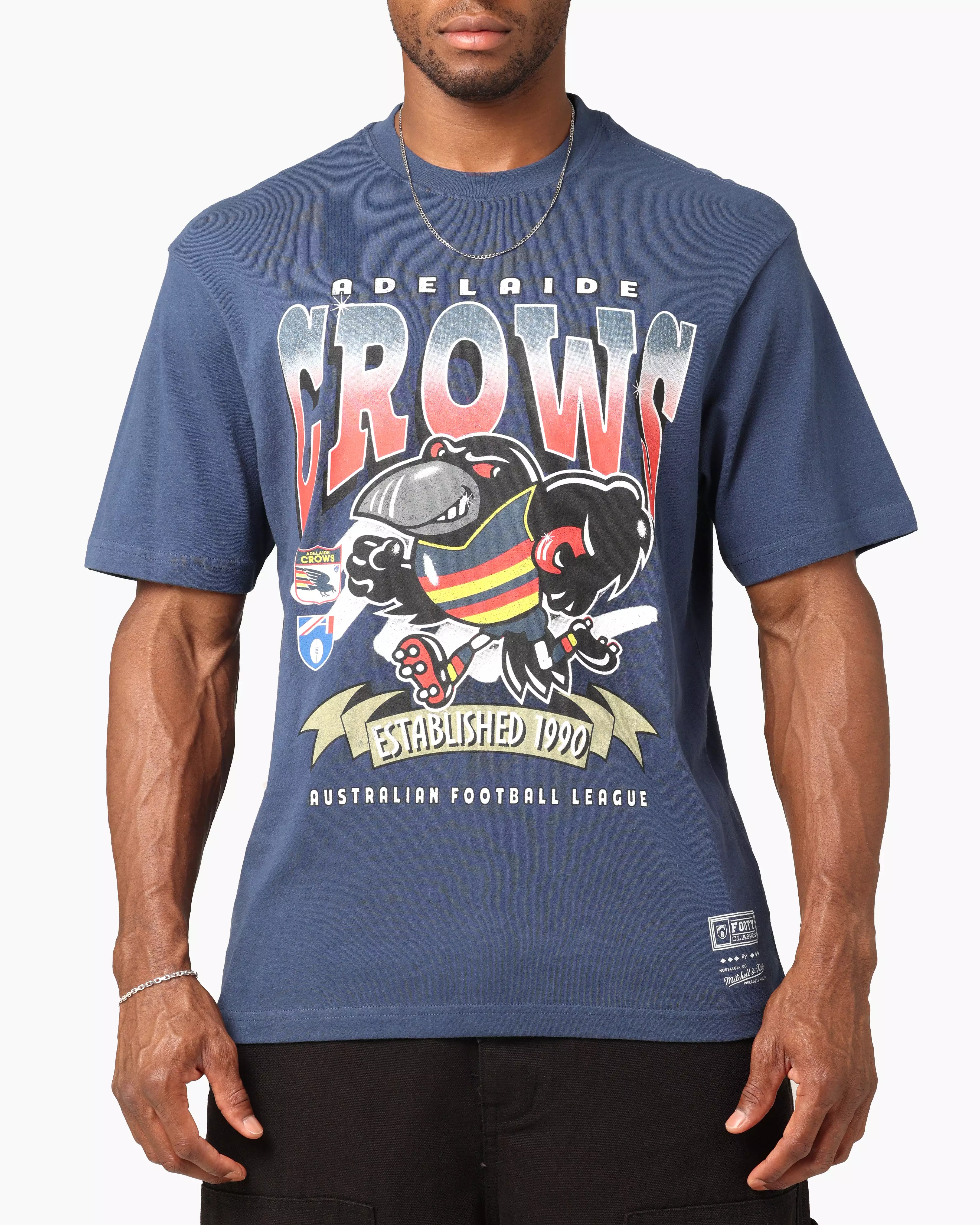 Mitchell & Ness Adelaide Crows Character T-Shirt Blue