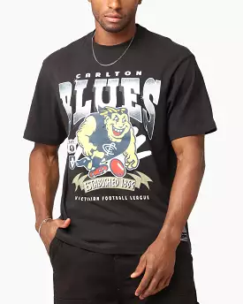 Mitchell & Ness Carlton Blues Character T-Shirt Faded Black