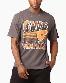 Mitchell & Ness Greater Western Sydney Giants Inline Stack T-Shirt Faded Black