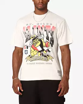 Mitchell & Ness St. Kilda Saints Character T-Shirt Silver Marle