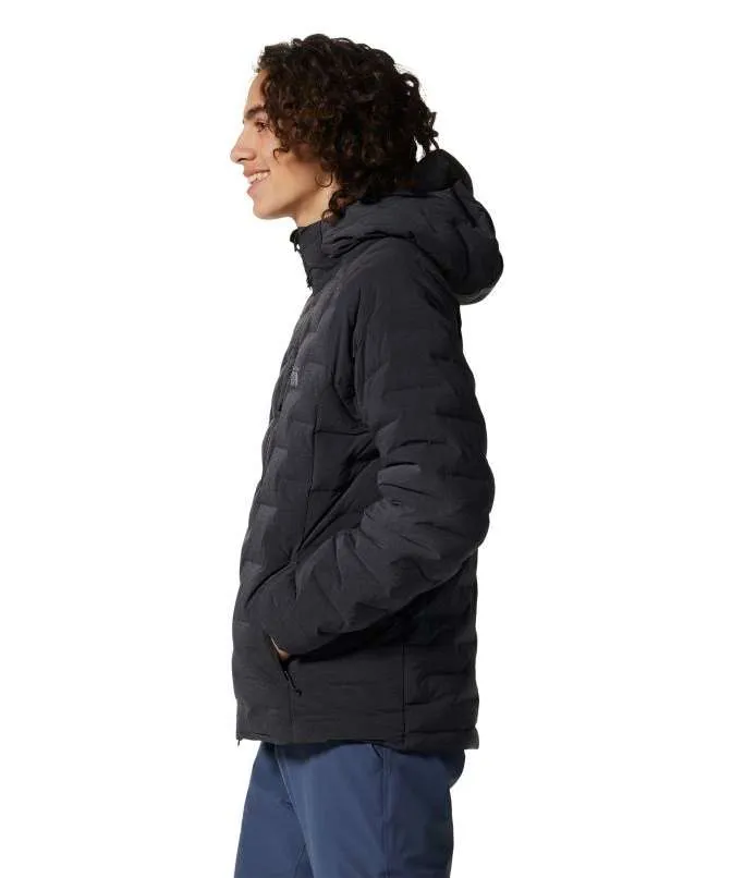 Mountain Hardwear Men’s Stretchdown Hoodie – Black