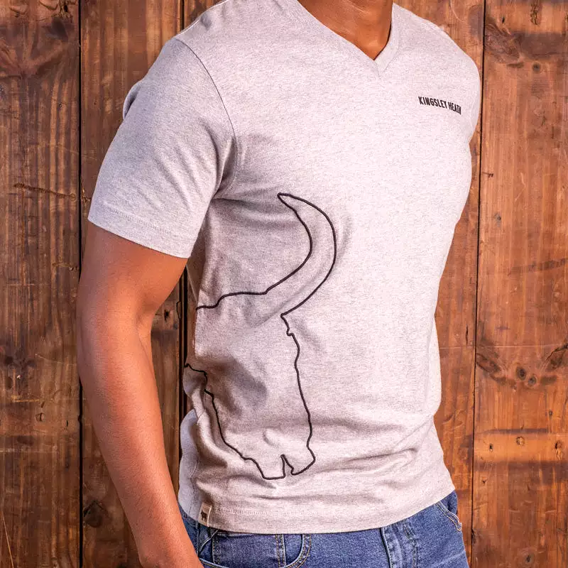 Nguni Pride V-Neck Tee Vervet