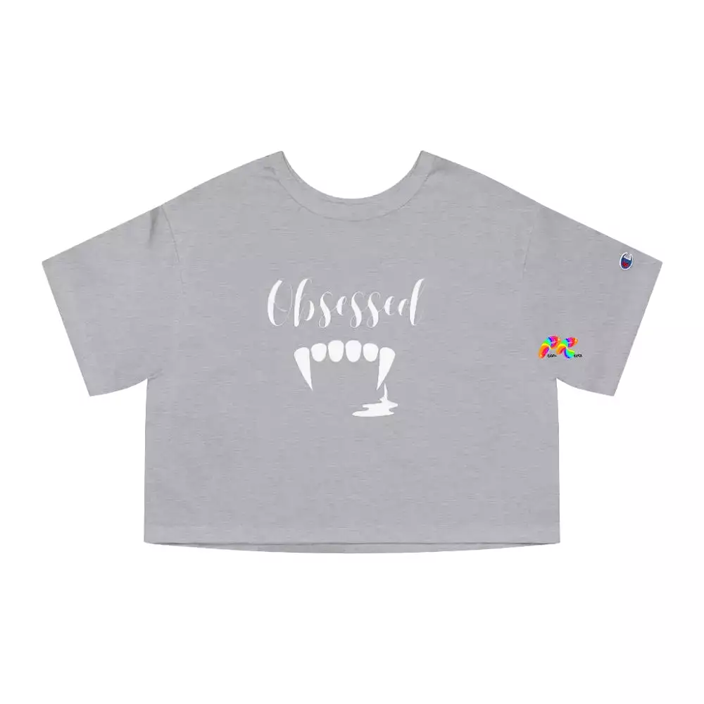 Obsessed Vampire Cropped T-Shirt