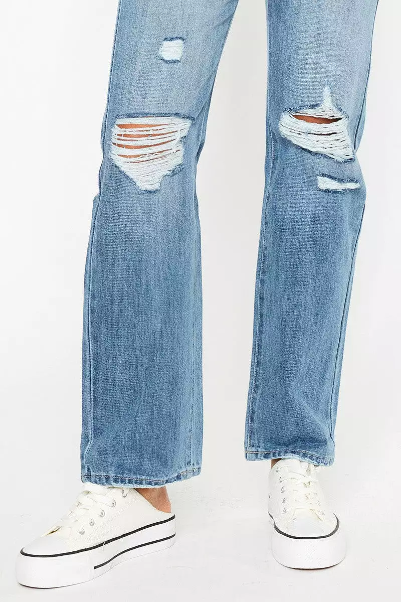 'On the Rise' Straight Jean