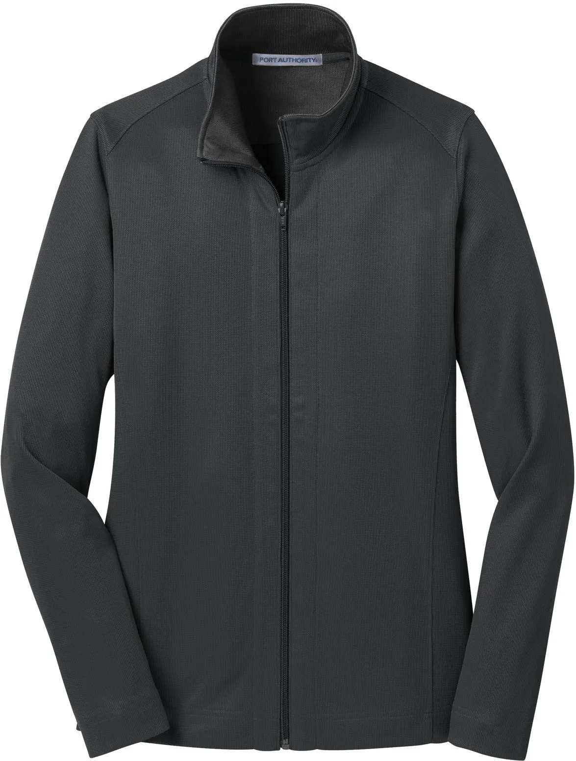 OUTLET-Port Authority Ladies Heavyweight Vertical Texture Full-Zip