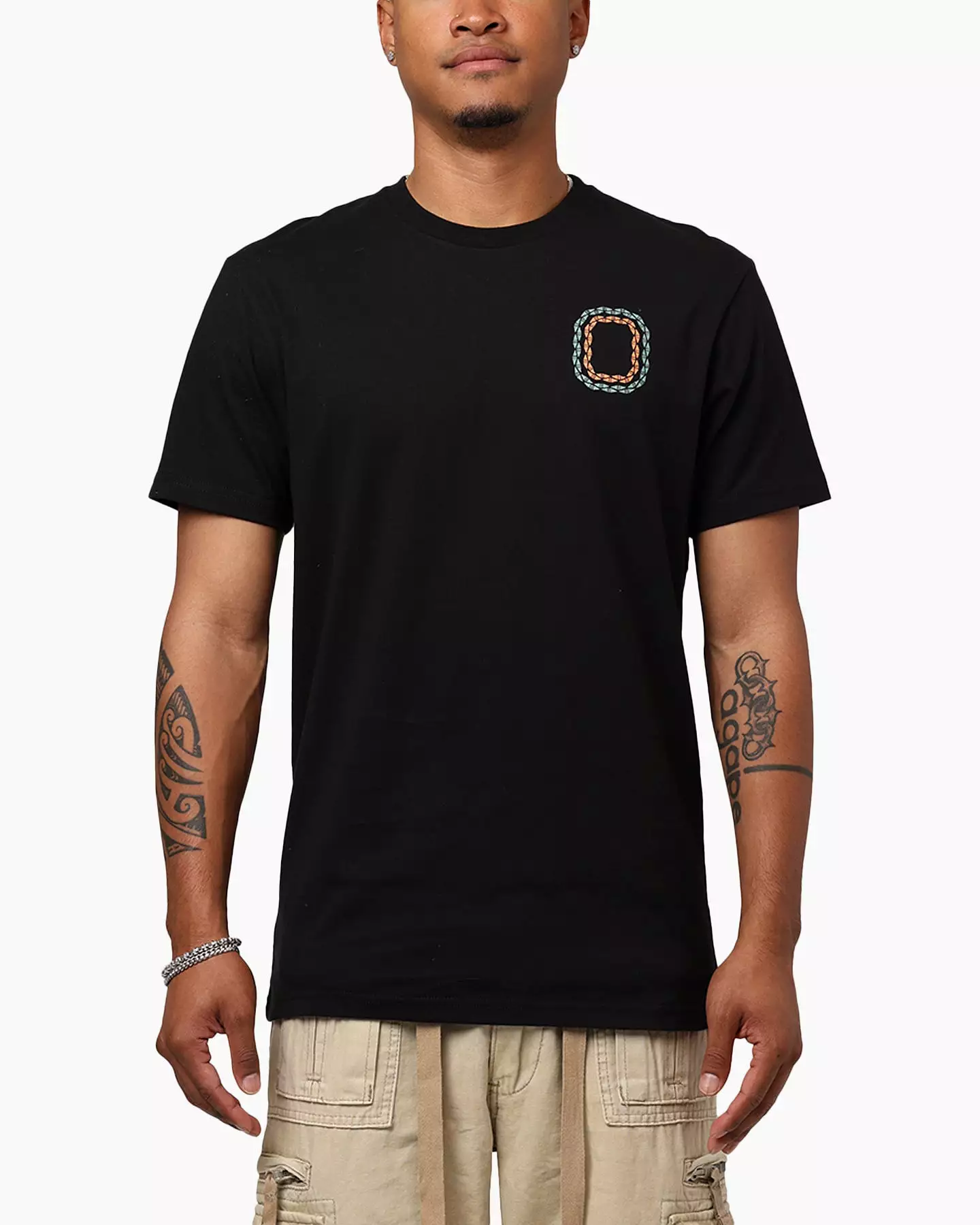 Overtime Paradise Parrots T-Shirt Black