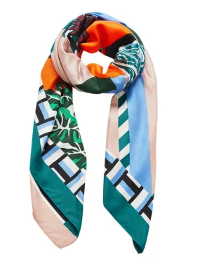 Paloma Scarf Green Orange / Vert Orange 