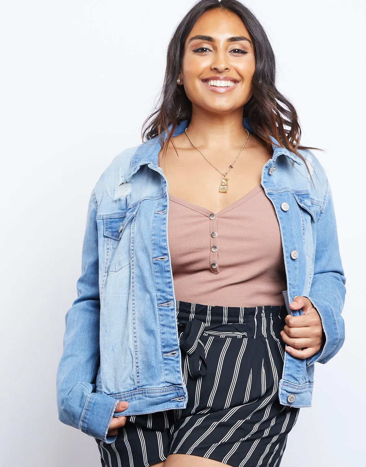 Plus Size Dreamy Denim Jacket