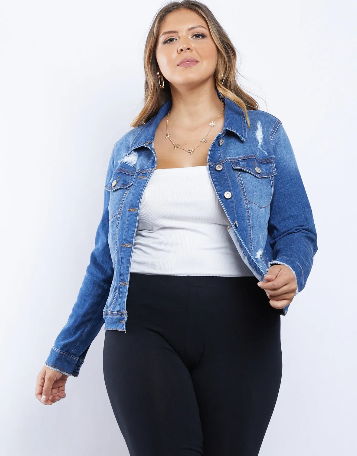 Plus Size Dreamy Denim Jacket