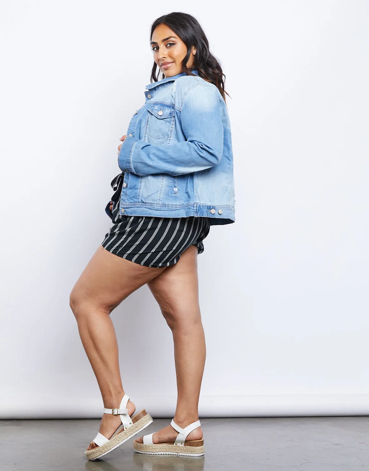 Plus Size Dreamy Denim Jacket