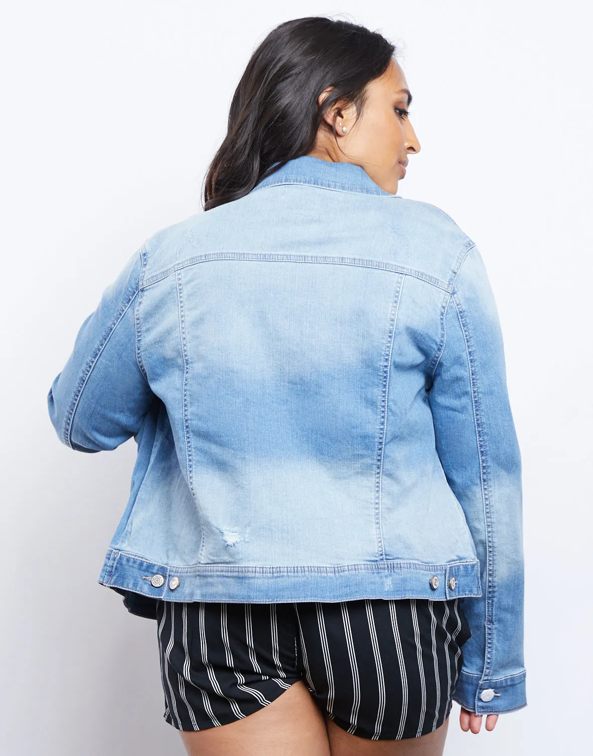 Plus Size Dreamy Denim Jacket