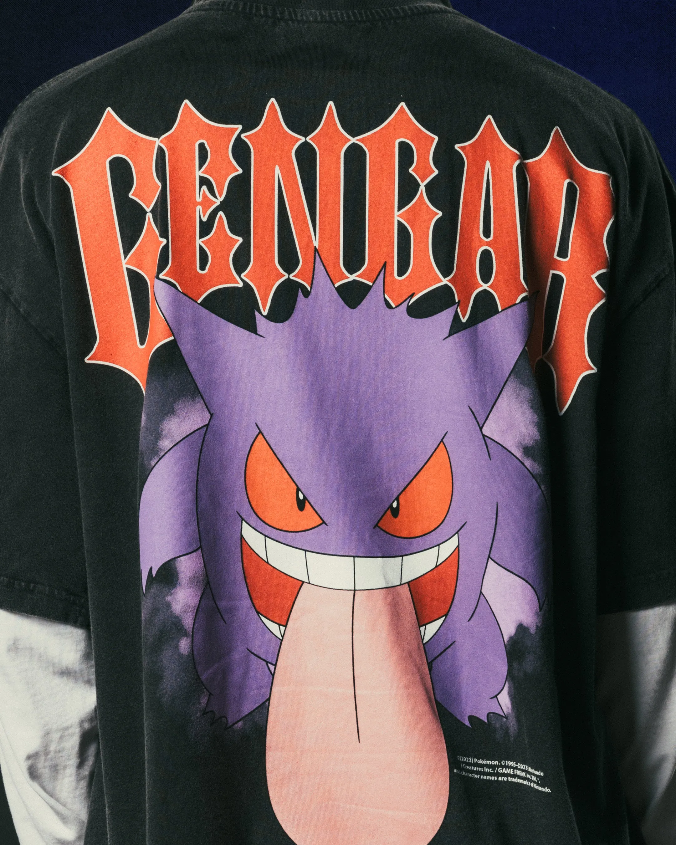 Pokémon By Loiter Gengar Premium T-Shirt Black Wash