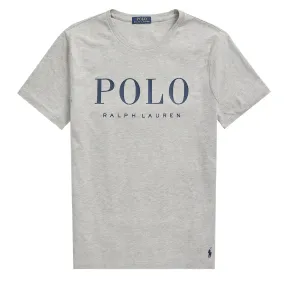 Polo Ralph Lauren Custom Slim Fit Logo Jersey T-Shirt Andover Heather / Dark Cobalt