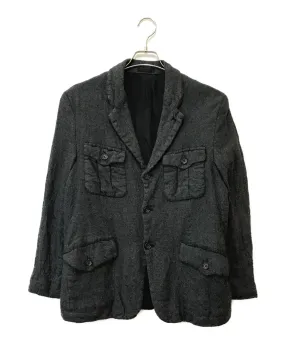 [Pre-owned] COMME des GARCONS HOMME Shrunken Wool Tailored Jacket HT-J024