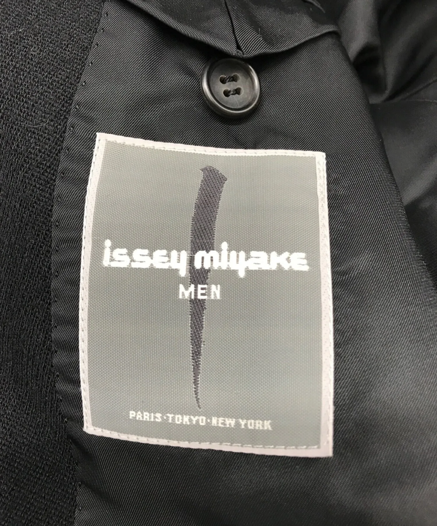 [Pre-owned] ISSEY MIYAKE 80's vintage wool double jacket / brush tag