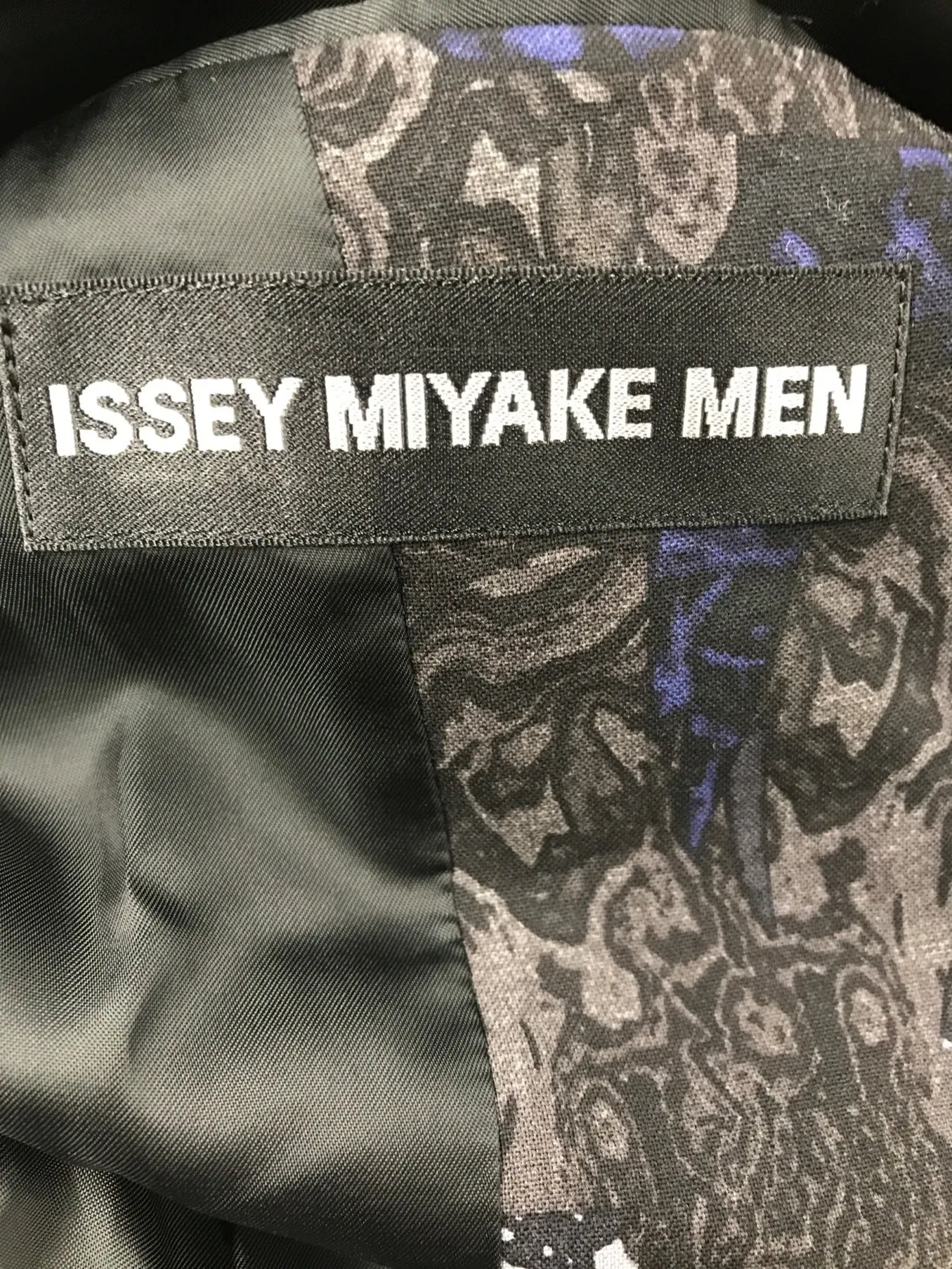 [Pre-owned] ISSEY MIYAKE MEN Wool Marble Print Jacket ME71FD059