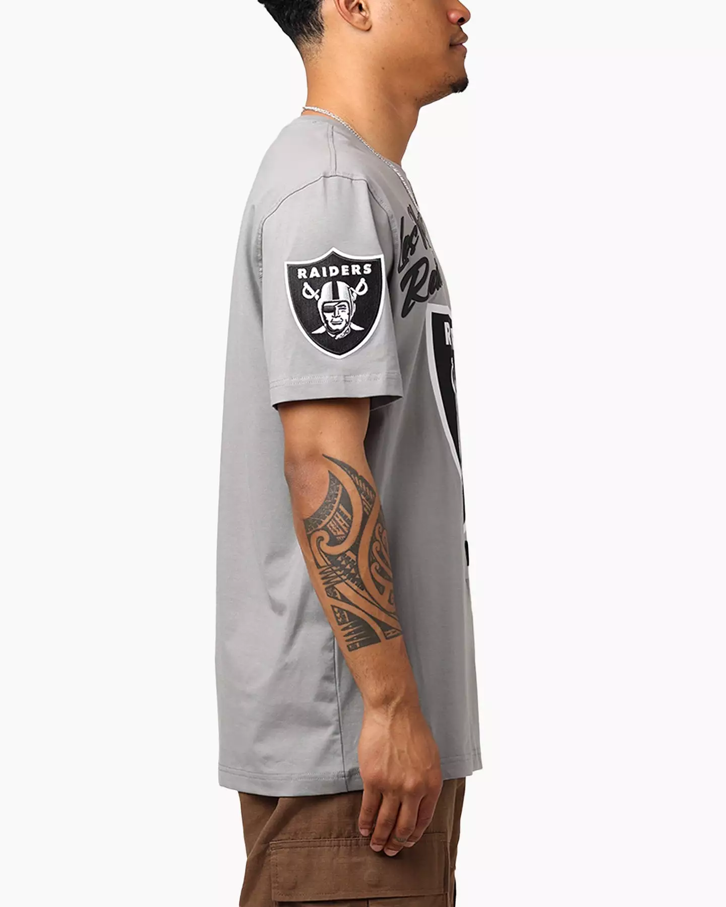 Pro Standard Las Vegas Raiders Fast Lane SJ T-Shirt Grey