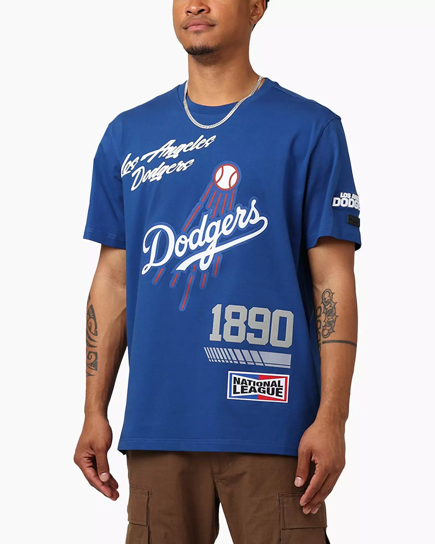 Pro Standard Los Angeles Dodgers Fast Lane SJ T-Shirt Dodger Blue