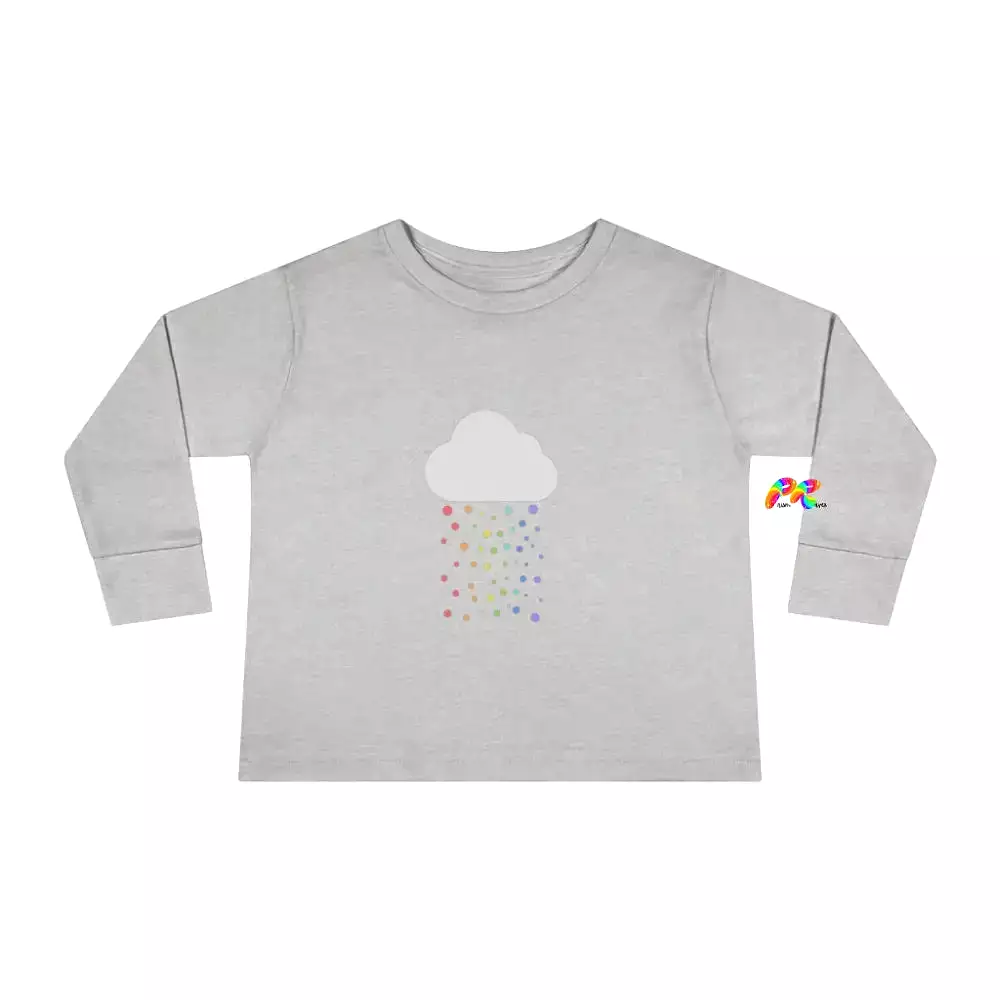 Rainbow Cloud Toddler Long Sleeve T-Shirt