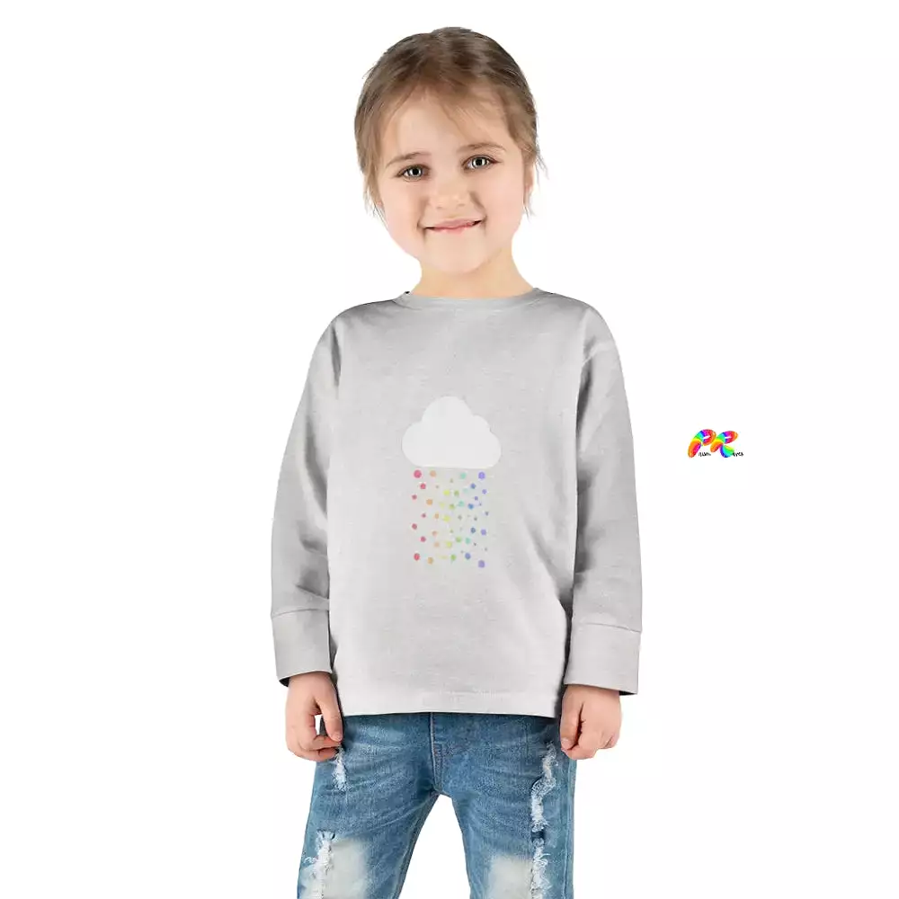 Rainbow Cloud Toddler Long Sleeve T-Shirt