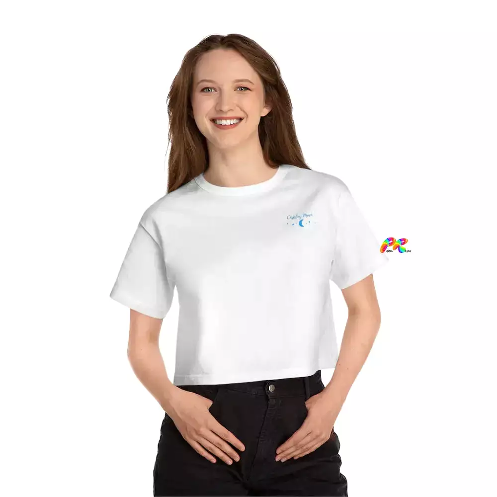 Rainbow Spider Champion Crop T-Shirt