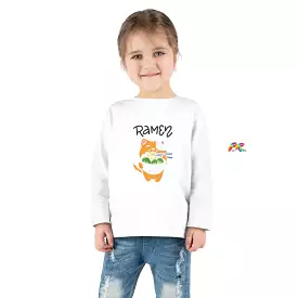 Ramen Cat Toddler Long Sleeve T-Shirt