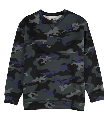 Reebok Mens Camo Fleece Pullover Sweater