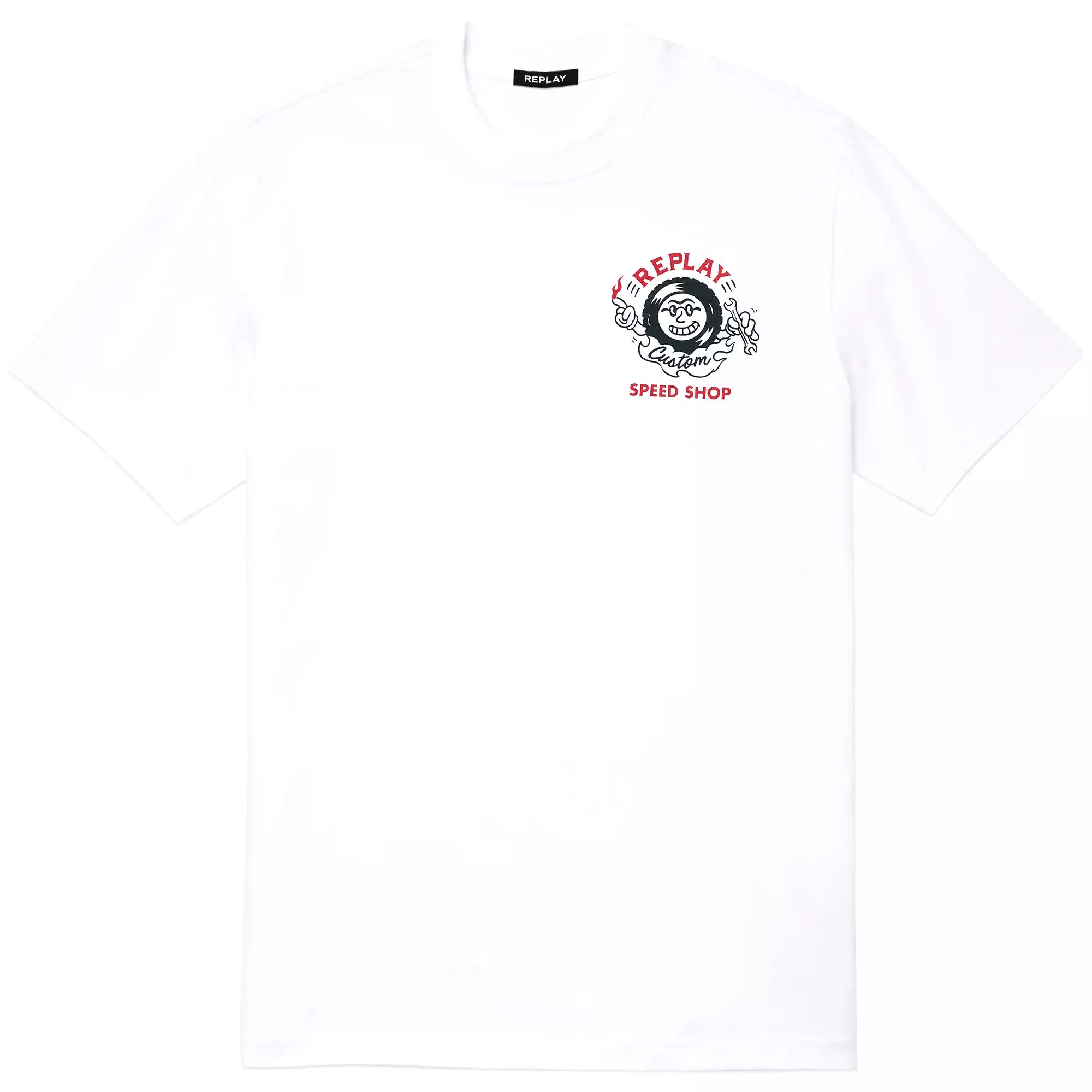 Replay Custom Speed Shop T-Shirt - White