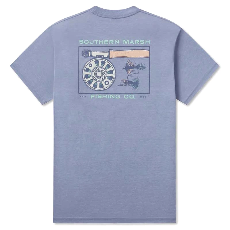 SEAWASH Fly Reel Short Sleeve T-Shirt