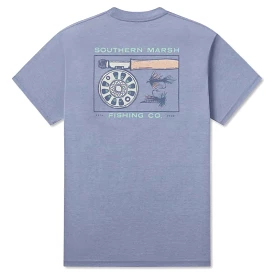 SEAWASH Fly Reel Short Sleeve T-Shirt