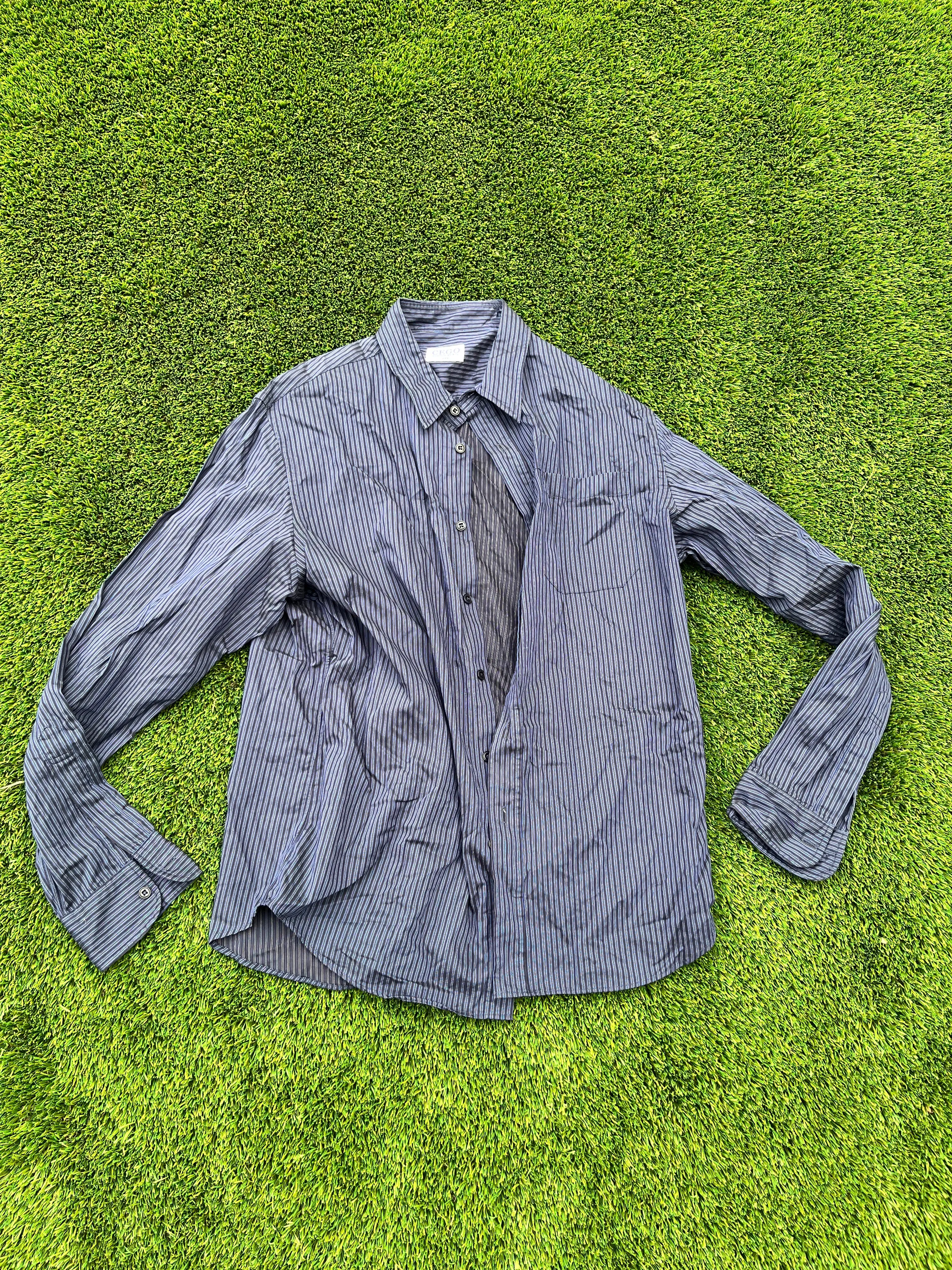 SHADES OF BLUE: Woz’s CEGO Custom Designer Shirt (XL)